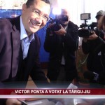 VIDEO/ Victor Ponta, la Târgu-Jiu: ”Am votat pentru noi, mocirla”